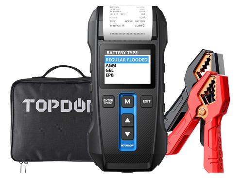 Topdon BT300P Battery Tester 12/24V With Printer