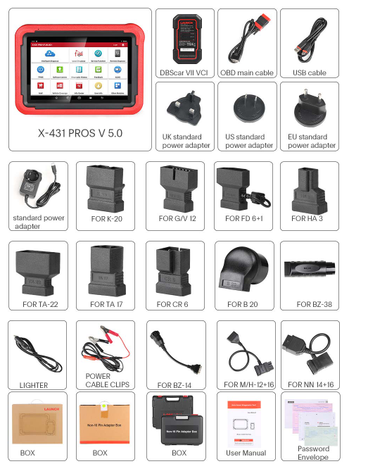Launch X431 Pros V1.0 Auto Professional Diagnostic Tools, 31+