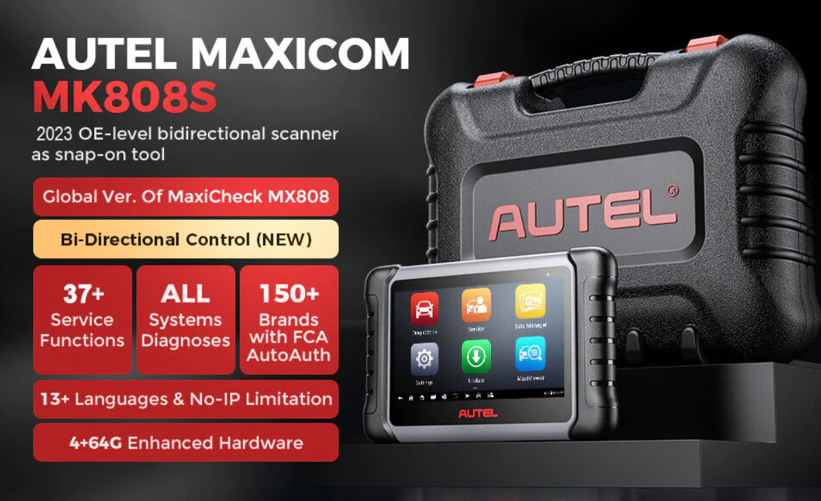 AUTEL MaxiCom MK808S Scan Tool, Autel MK808S Scanner