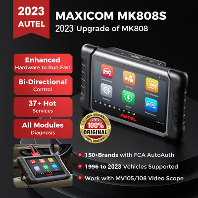 2023 AUTEL MaxiCom MK808S Diagnostic Scan Tool