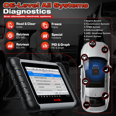 2023 Autel MaxiCOM MK808BT Pro Full Systems Diagnostic Scan Tool