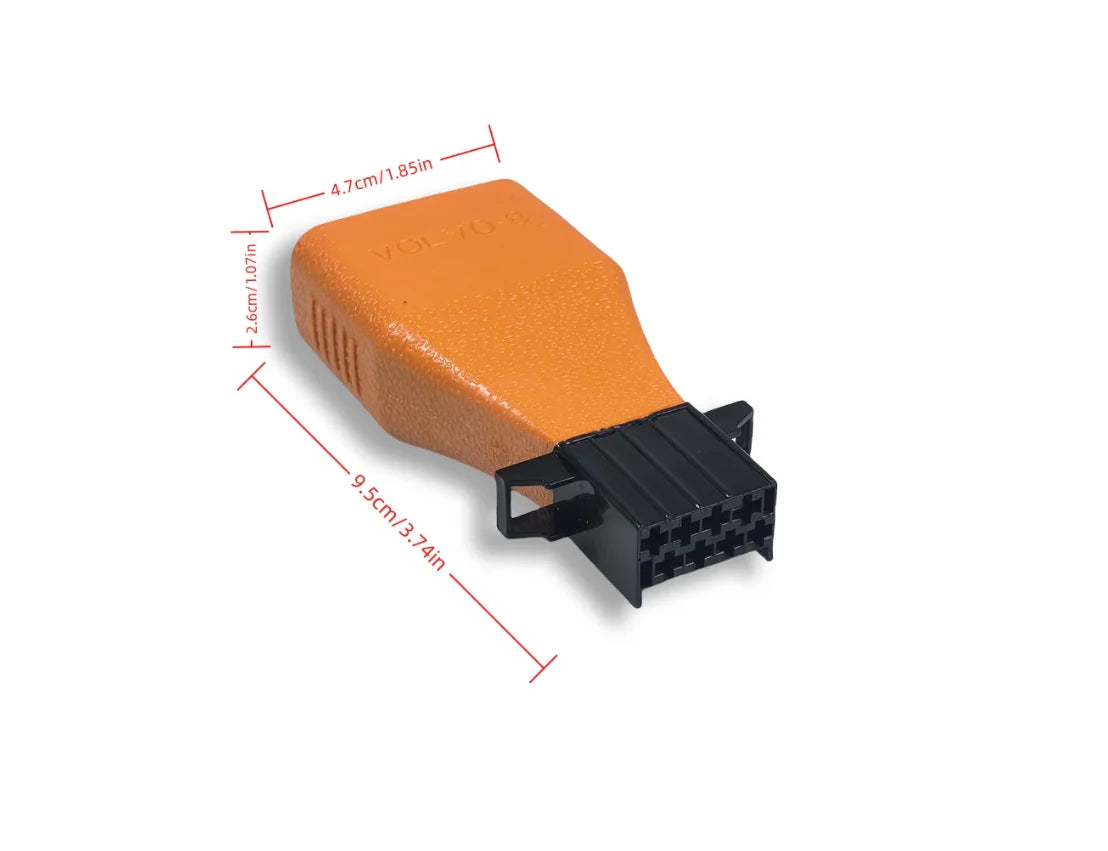 Volvo 8 Pin to 16 Pin Heavy Duty Truck OBD Adapter