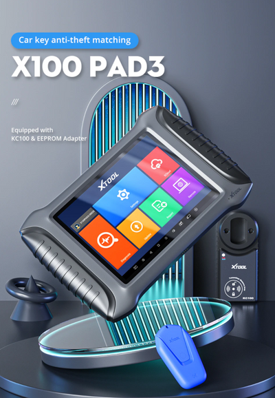 XTOOL X100 PAD3 Elite Tablet IMMO Key Programmer OBDII Diagnostic Scan Tool