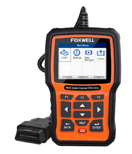 FOXWELL NT510 Full System OBD1/OBD2 Diagnostic Tool For Jeep + Dodge + Chrysler