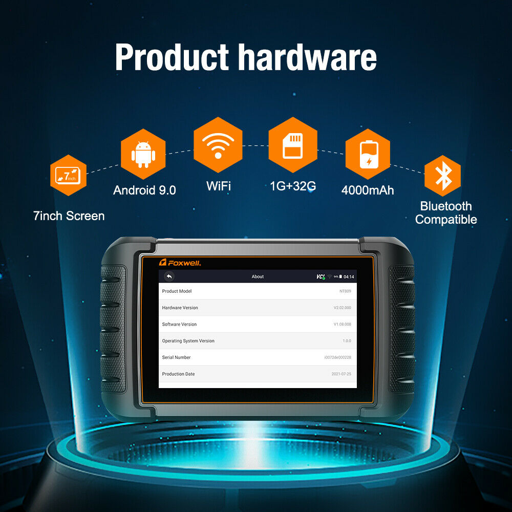 Foxwell NT809 Professional Diagnostic Scan Tool